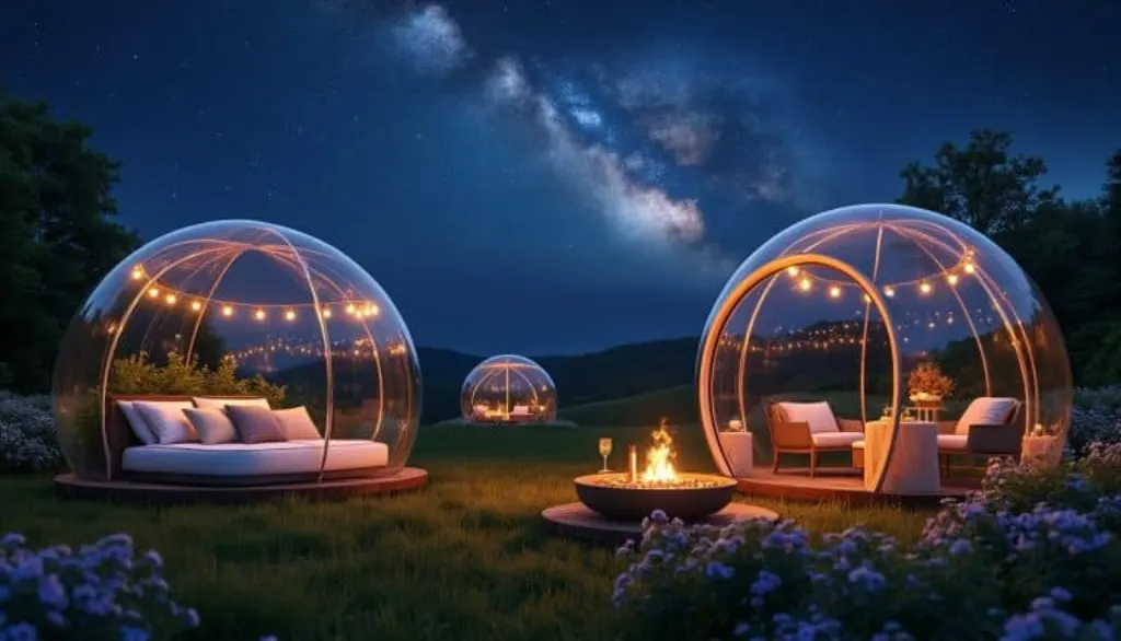 découvrez trois expériences nocturnes uniques en bulle au québec et laissez-vous émerveiller par la magie des étoiles. éveillez vos sens sous le ciel étoilé, entre nature et confort, pour des souvenirs inoubliables.