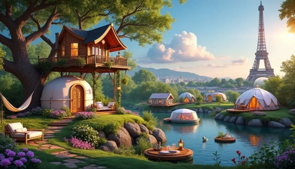 explorez notre sélection unique de plus de 30 hébergements insolites à proximité de paris, idéals pour une escapade originale et mémorable. que vous cherchiez une cabane dans les arbres, une roulotte ou un chalet atypique, découvrez des lieux exceptionnels pour vous ressourcer et vivre une expérience inédite.
