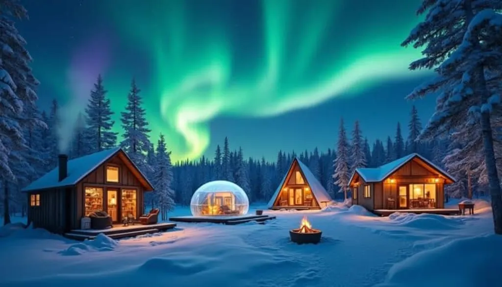 découvrez 5 hébergements airbnb insolites pour observer les aurores boréales et vivre une expérience hivernale inoubliable. profitez d’un séjour unique au cœur de paysages magiques !