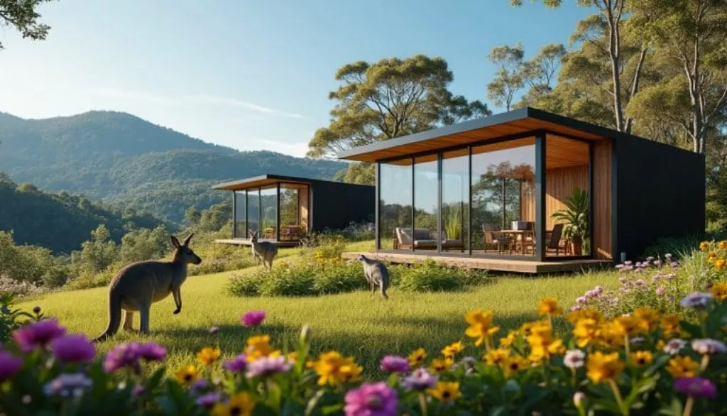 évadez-vous le temps d’un week-end dans des cabanes en verre uniques, nichées en pleine nature à seulement 2h30 de sydney. profitez d’un séjour insolite entre confort et vue panoramique !