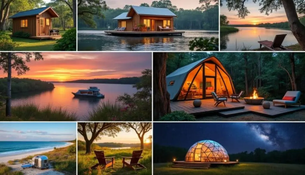 découvrez les 7 meilleures destinations de glamping en floride, allant des cabines miniatures cosy aux incroyables maisons flottantes, pour vivre une expérience unique en pleine nature sans sacrifier le confort.