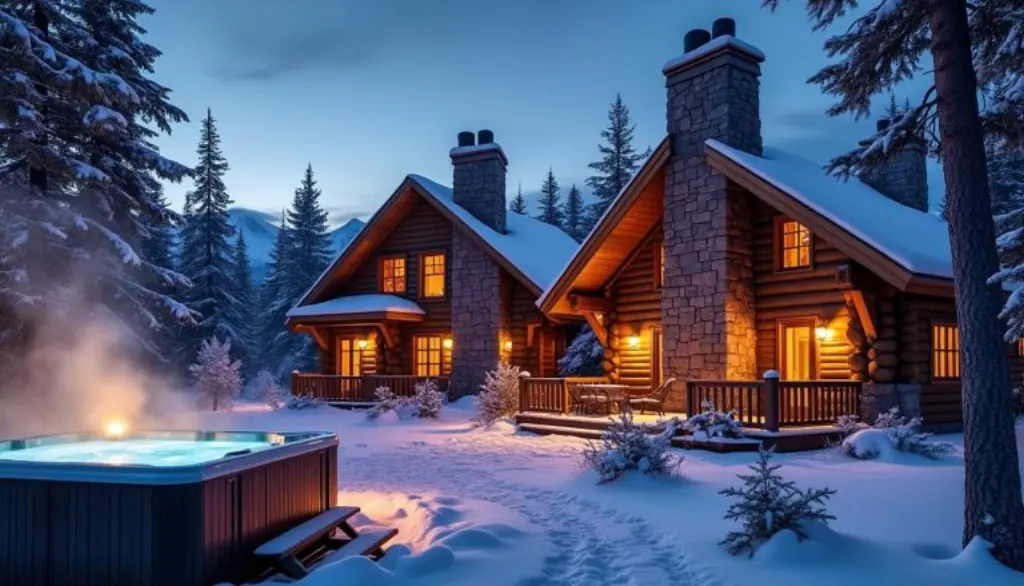 découvrez nos chalets québécois avec spa, parfaits pour une escapade romantique à deux. profitez d'un séjour intime alliant confort, détente et ambiance chaleureuse au cœur de la nature.